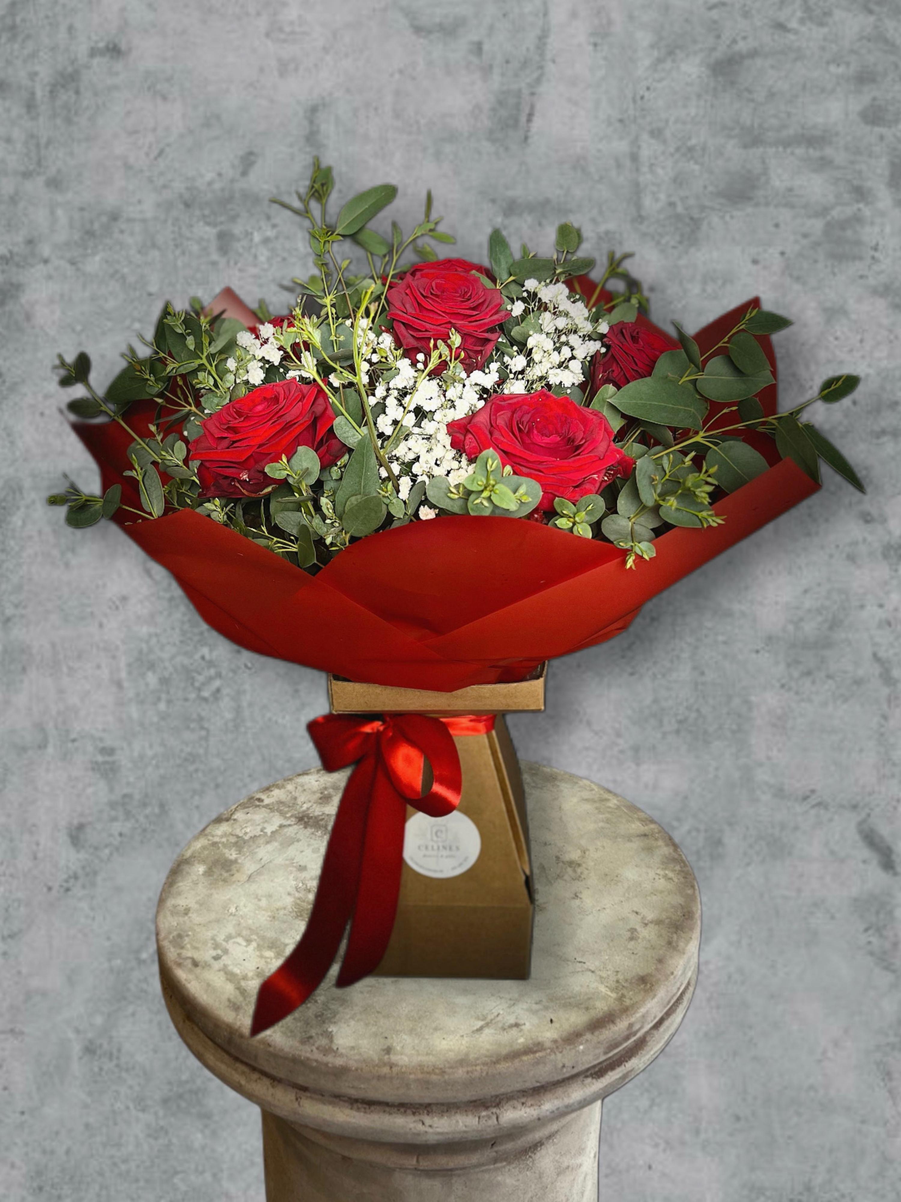 6 Red Rose Bouquet
