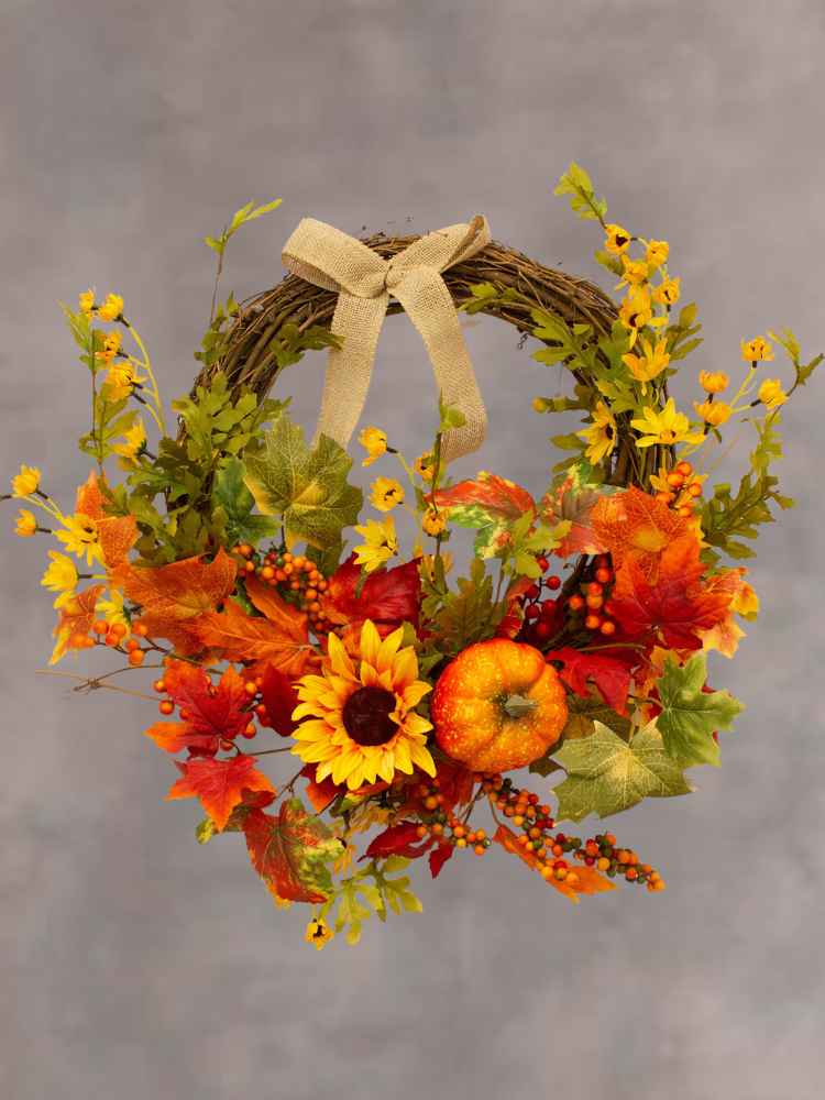 Pumpkin Spice Vine Wreath