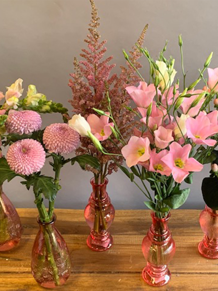 Single Stem Pink Vase Mix Delight