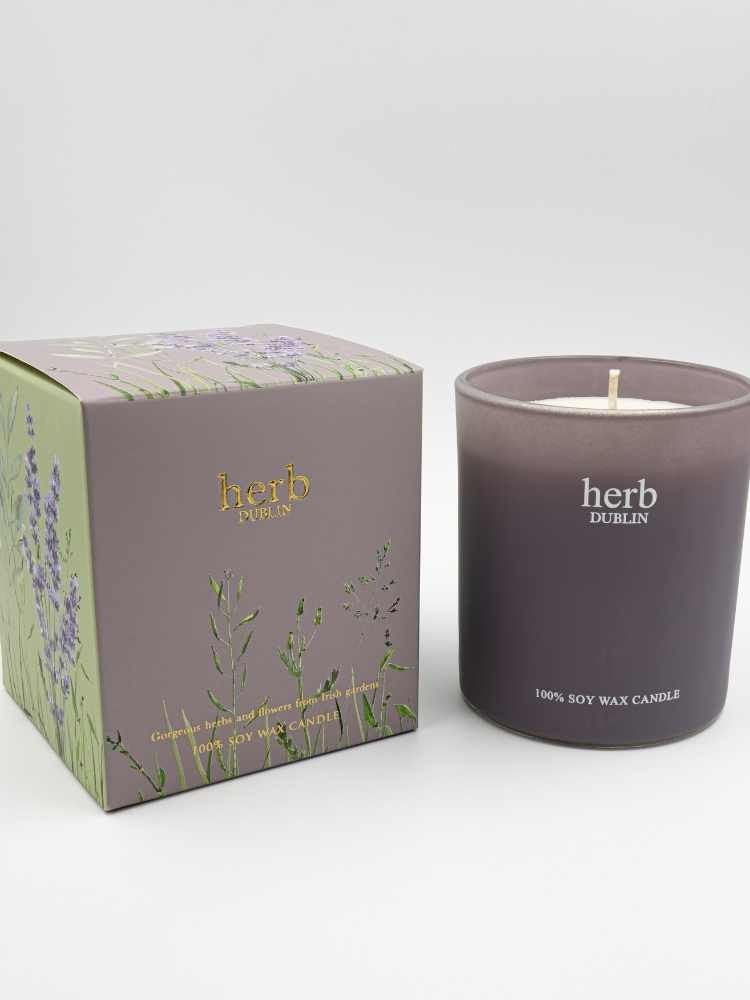 Herb Lavender Box Candle