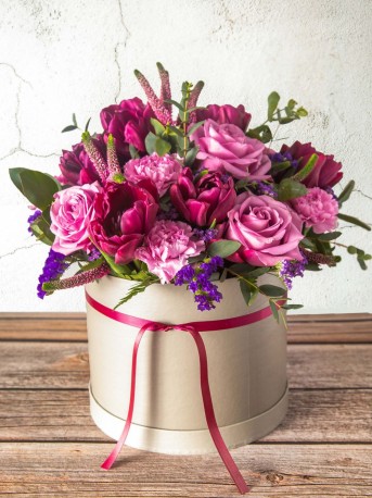 Purple Perfection Hatbox