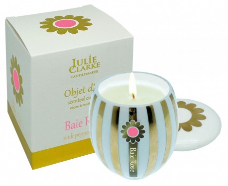 Julie Clarke Baie Rose – Pink Pepper & Rose Candle
