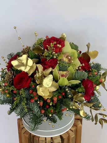 Christmas Eve Hatbox